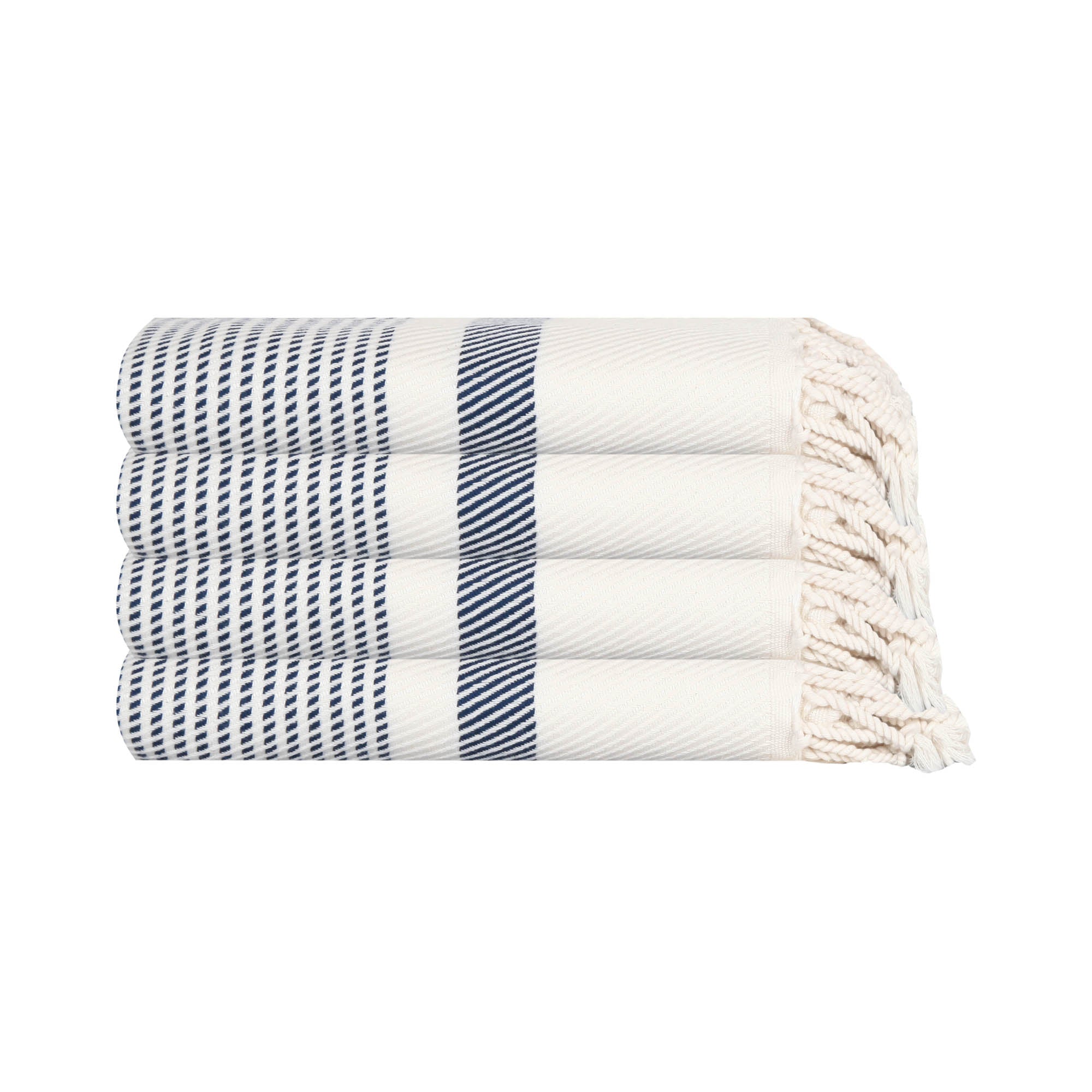 Paros Turkish Towel Set - Olive and Linen