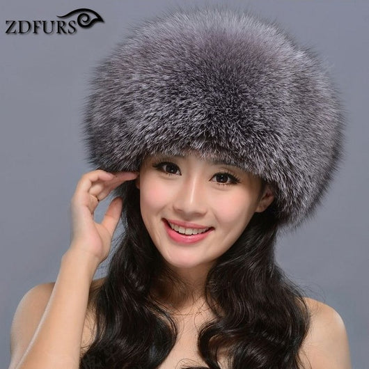 russian fox fur hat