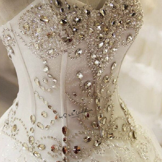 luxury wedding gown