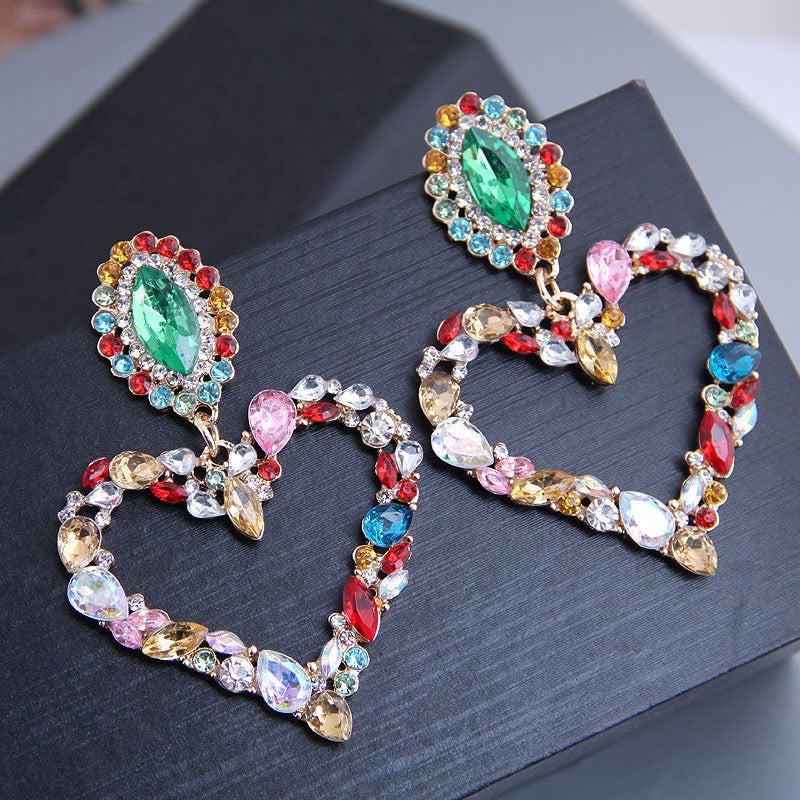 Caribbean Lights Heart Gem Earrings – CleoBLVD