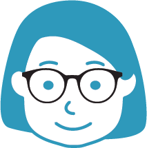 Square face shape with glasses