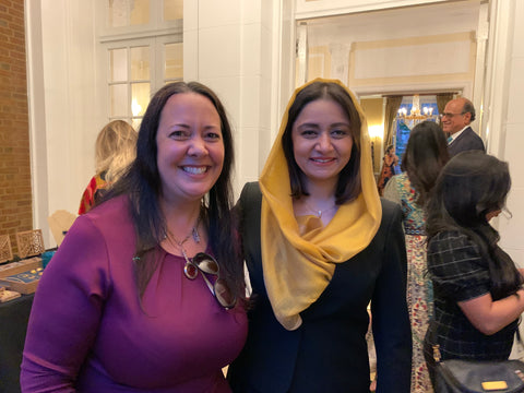 Rumi Spice Attends 2021 Afghan Embassy Event, CEO Patti Meets Ambassador Rahamani