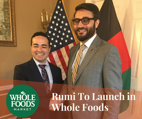 Rumi Spice will be the first food product from Afghanistan to be distributed nationally