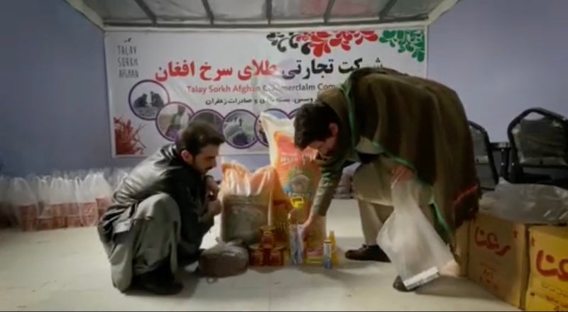 Rumi Spice organizes donations in the Herat region of Afghanistan