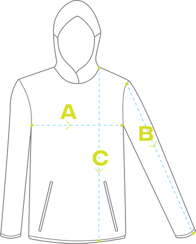 How to measure hoodie