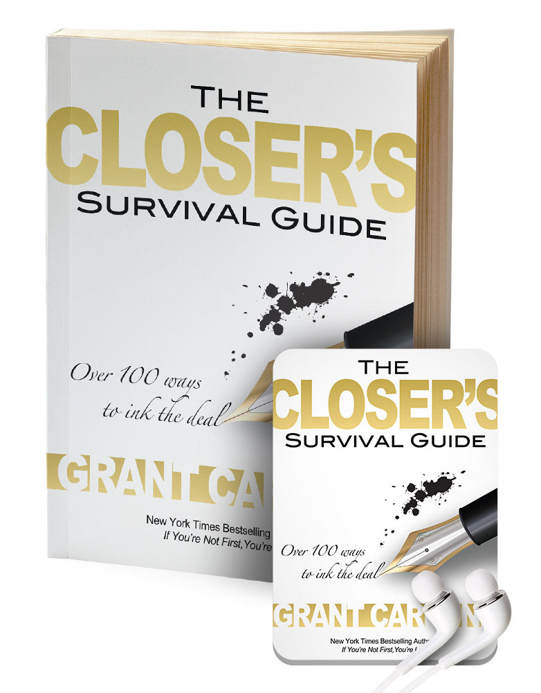 The Closer's Survival Guide Book and MP3 - Grant Cardone Training Technol product image