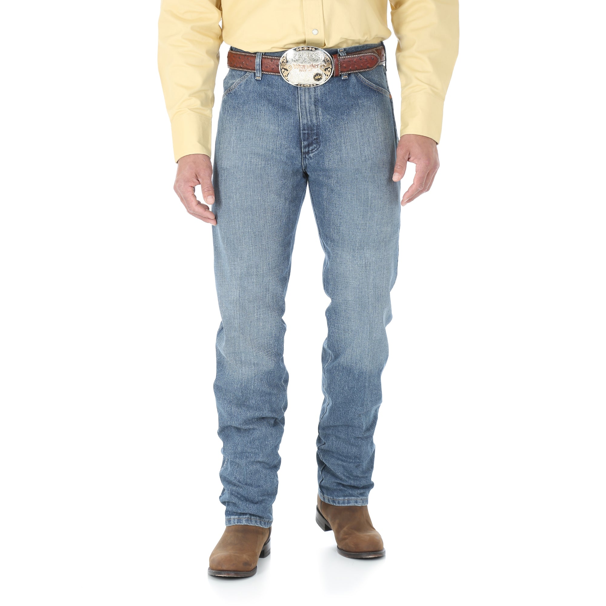 Wrangler 13MWZRO Men's Cowboy Cut Rough Stone Original Fit Jean ...