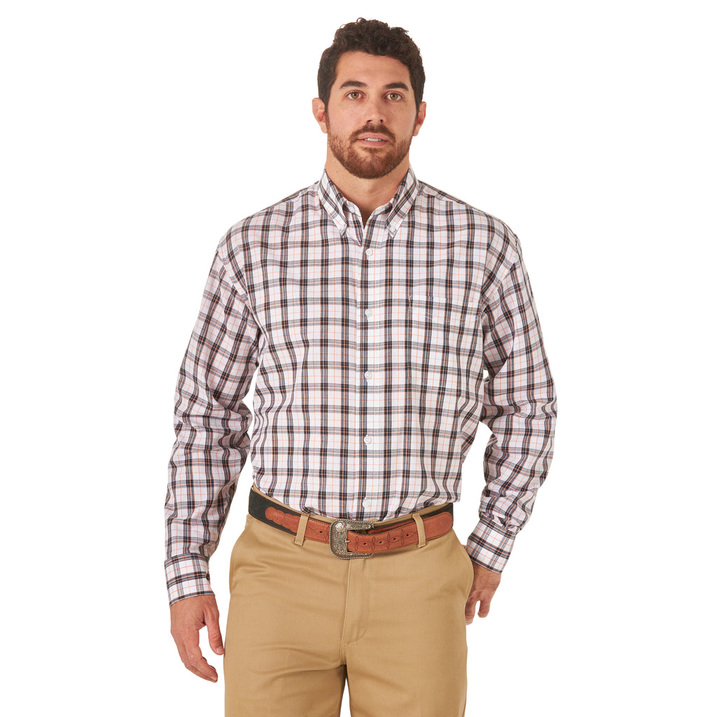 Arriba 98+ imagen wrangler riata long sleeve shirts