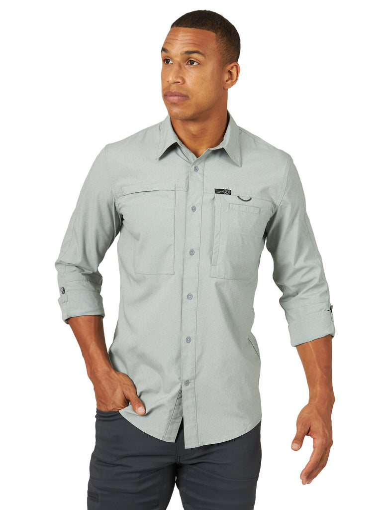 WRANGLER OUTDOOR WOVEN LONG SLEEVE SHIRT – Corral Western Wear