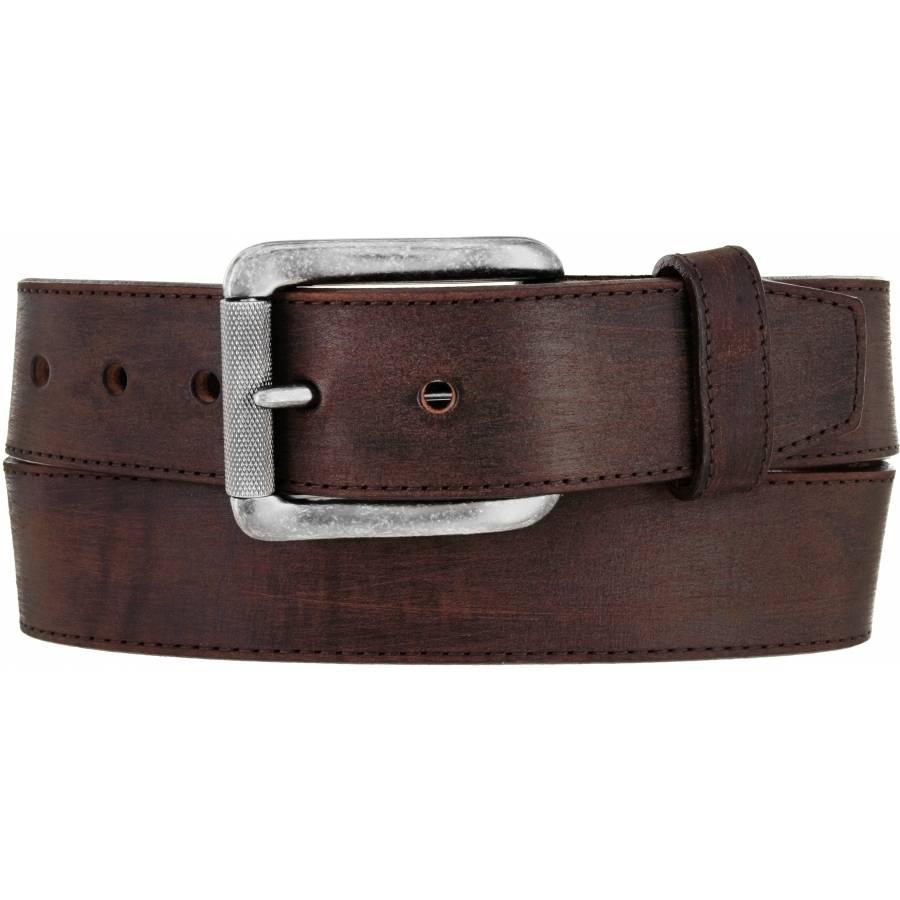 JUSTIN MEN'S BROWN BOMBER BELT – Corral Western Wear