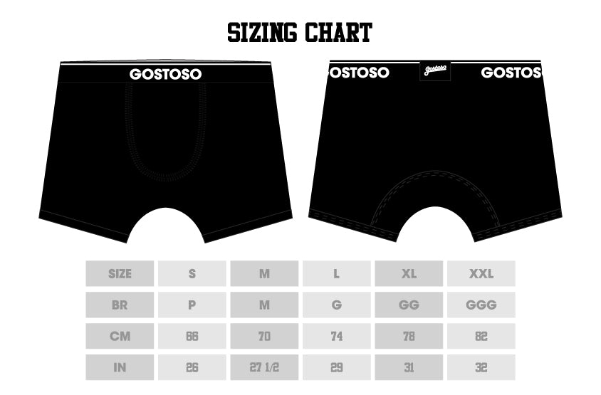 Gostoso Underwear - Solid Boxer Brief White Underwear - CA-RIO-CA