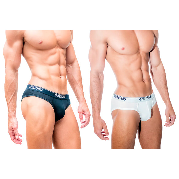 Gostoso Underwear - Mesh Brief Black Underwear - CA-RIO-CA