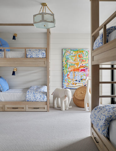 High end kids furniture in a luxurious bedroom.