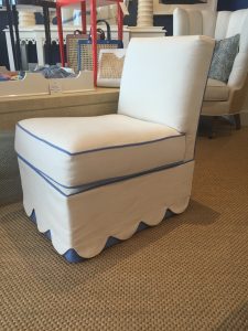 Scallop Trim Chair