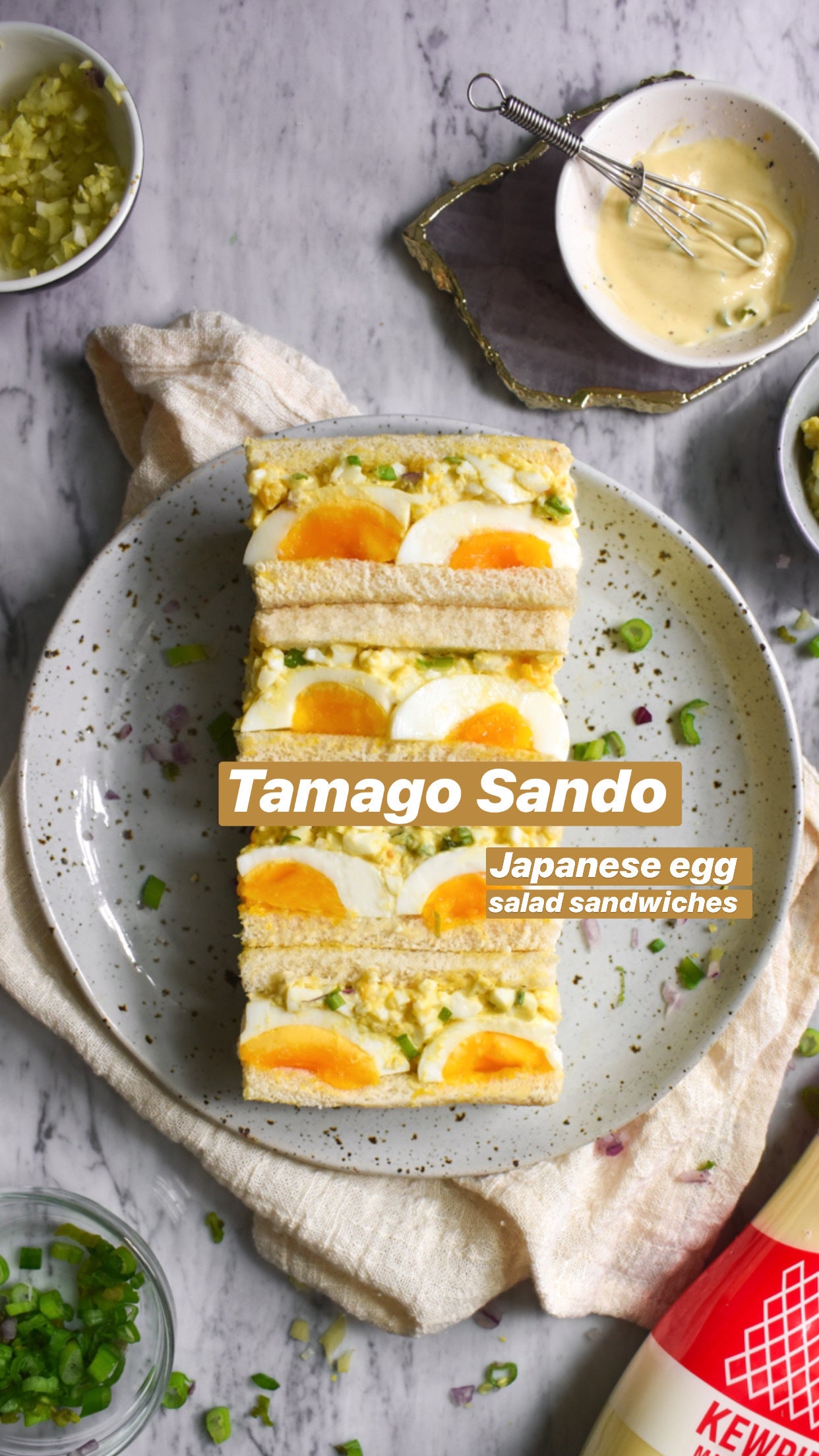 Tomago Sando recipe