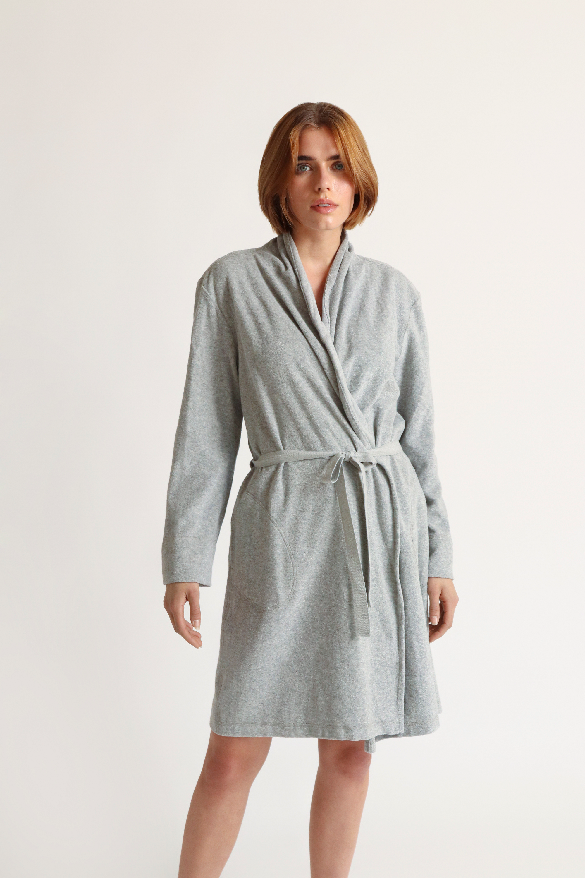 Skin Worldwide Organic Cotton Microterry French Terry Robe #OMT80