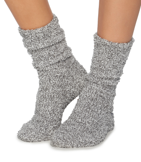 Barefoot Dreams CozyChic Heathered Socks #B614