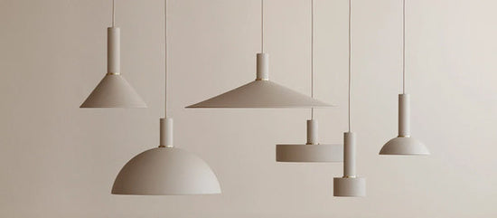 ferm collect pendants arranged at different heights