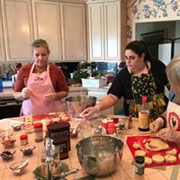 Busy Baking at Chantilly Tea's Scone Class