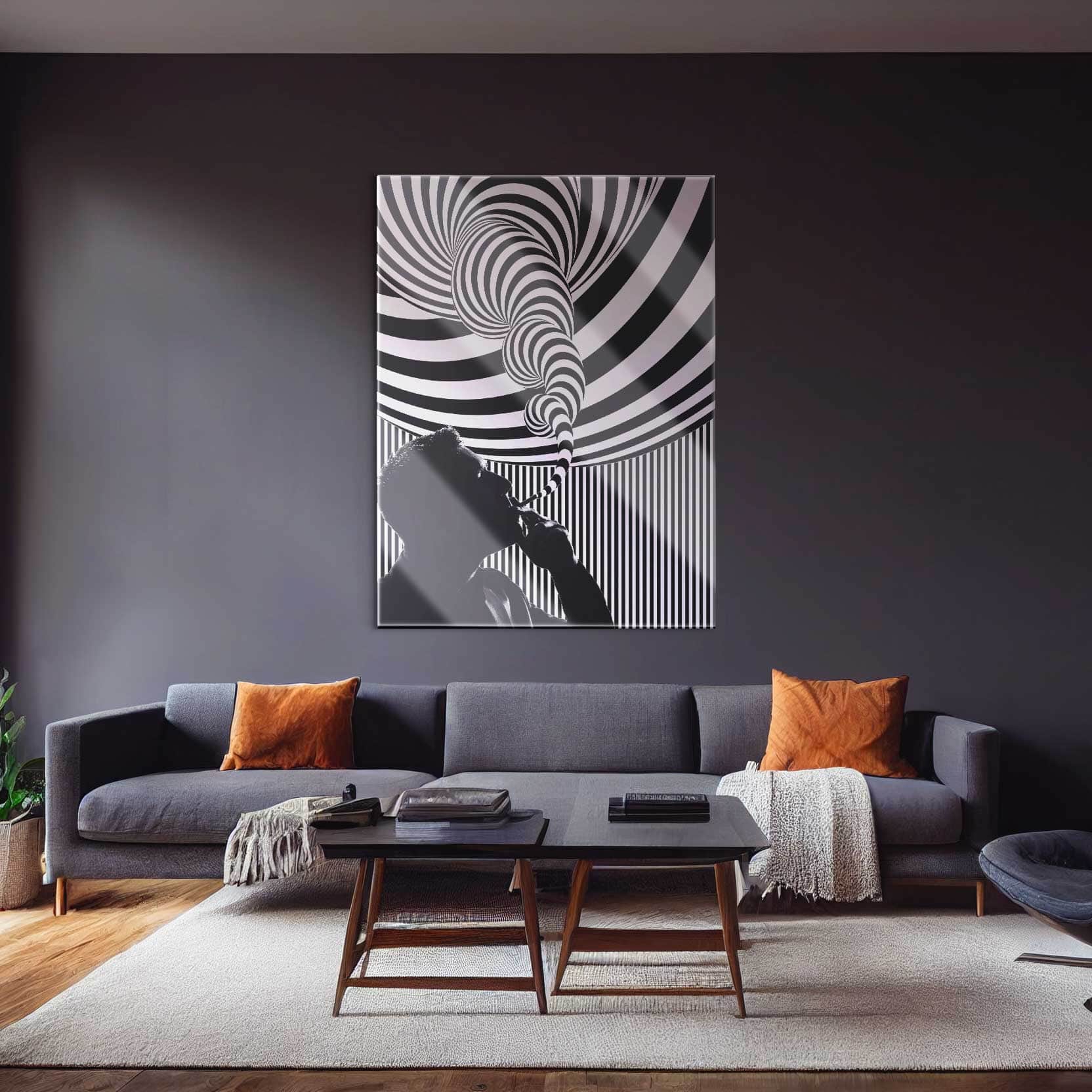 Smoke Bomb Wall Art