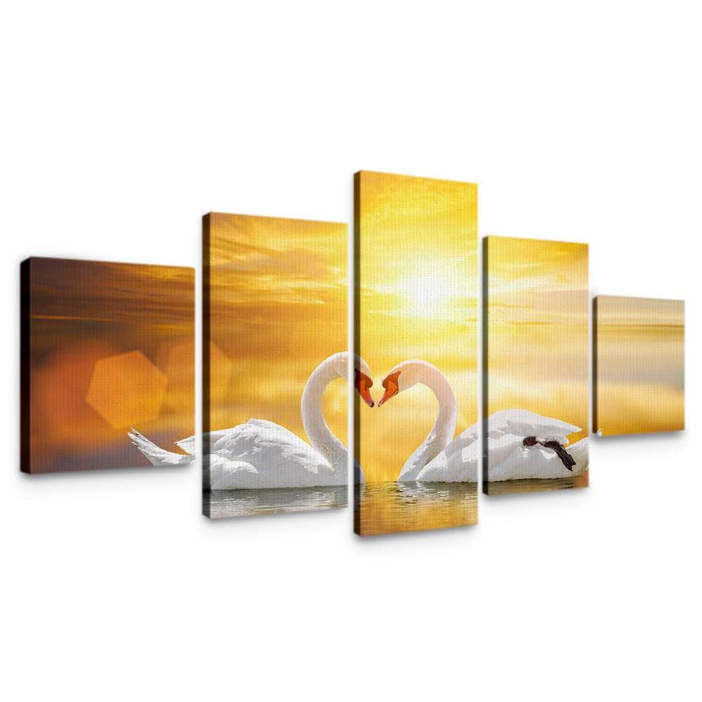 Love Swan Wall Art