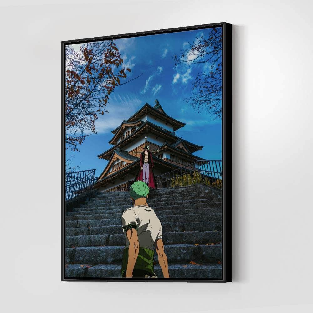 Zoro vs Mihawk Wall Art