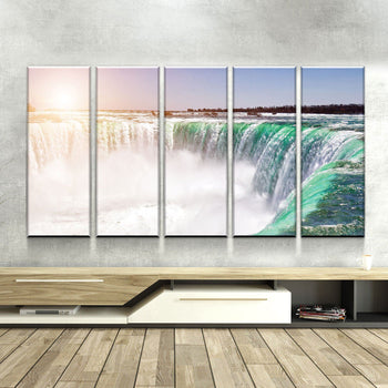 Sunny Niagara Falls Canvas Set