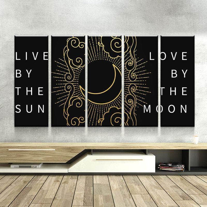 Download Live By The Sun Love By The Moon Canvas Set Canvas Freaks