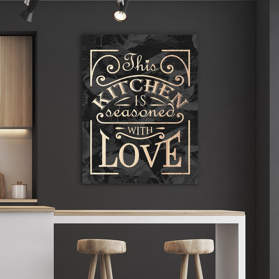 Family Recipe Canvas Wall Art Kitchen Decor