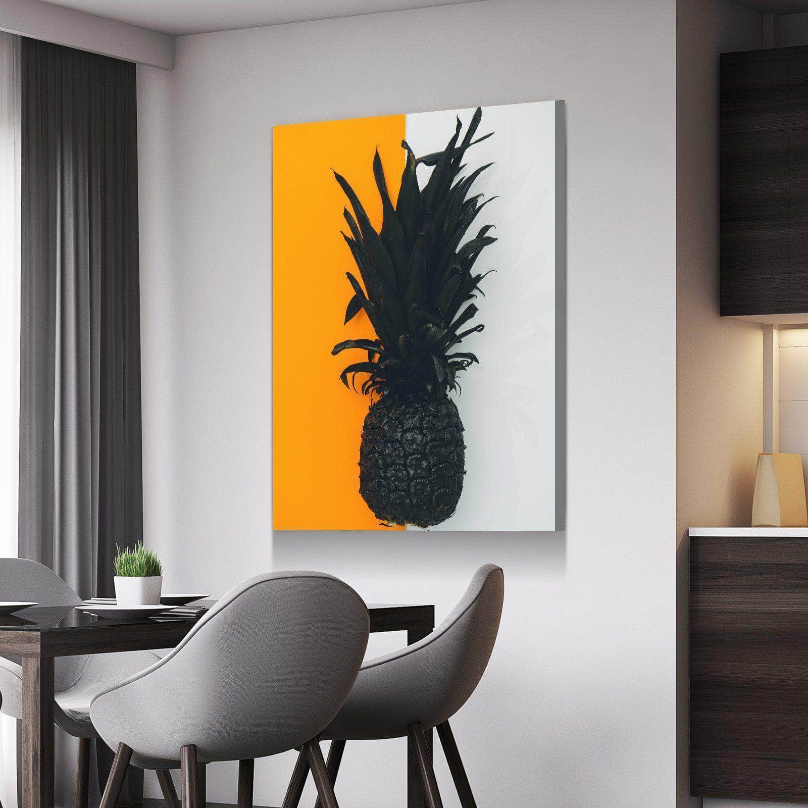 Artsy Pineapple Kitchen And Dining Room Wall Decor Canvas Set