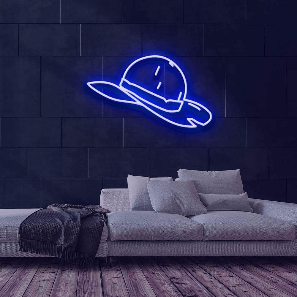 Straw Hat Pirate Neon Sign