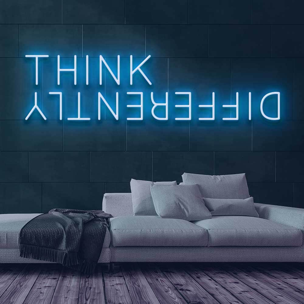Think Differently Neon Sign