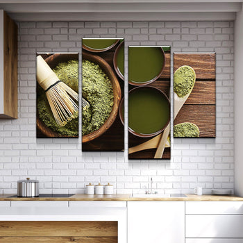 Matcha Life Kitchen and Dining Room Wall Decor Canvas Set