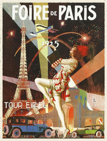 foire de paris affiche 1905 paris est une fête