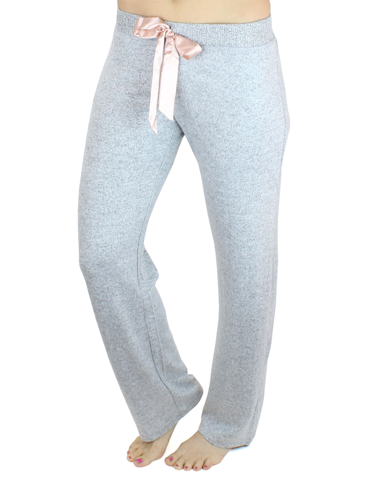 Ultra Soft Sweatpants with Satin Bow - MsLovely