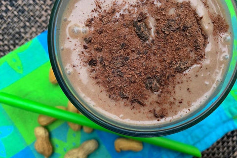 wfpb chocolate peanut butter shake