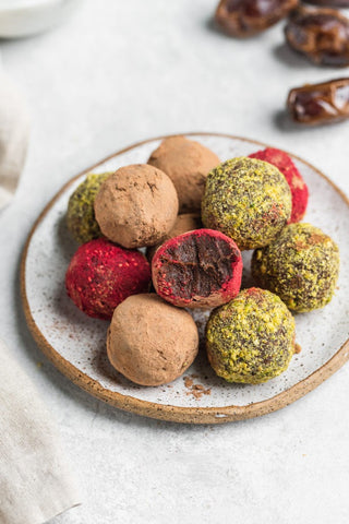 three ingredient vegan truffles