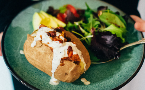 chili stuffed vegan football recipes