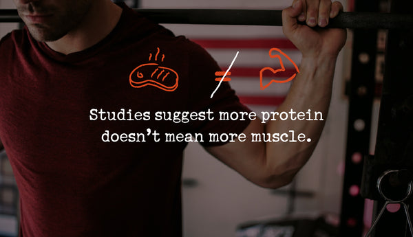 More protein doesn't mean more muscle
