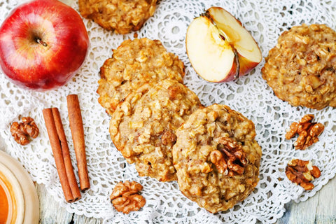 apple cinnamon oatmeal cookies