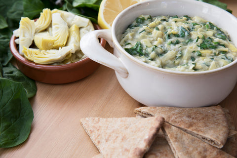 vegan spinach artichoke dip