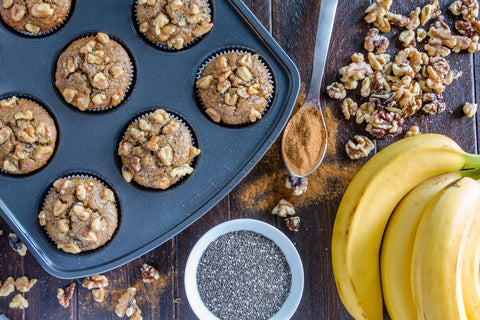 banana bread muffins