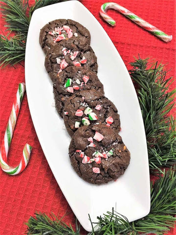 brownie peppermint cookies