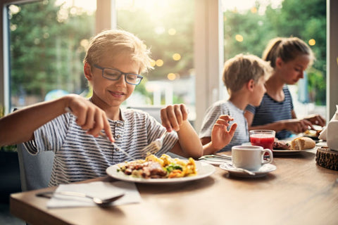 plant-based kid dinner