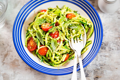 pesto zoodles