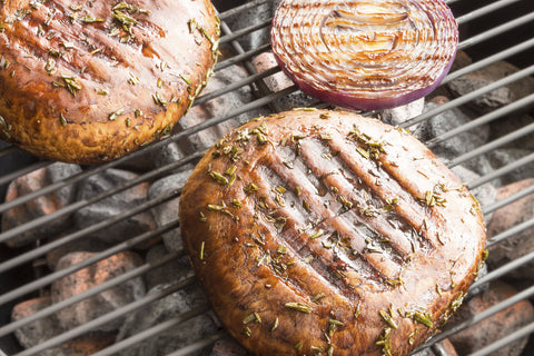 portobello mushrooms vegan burger toppings