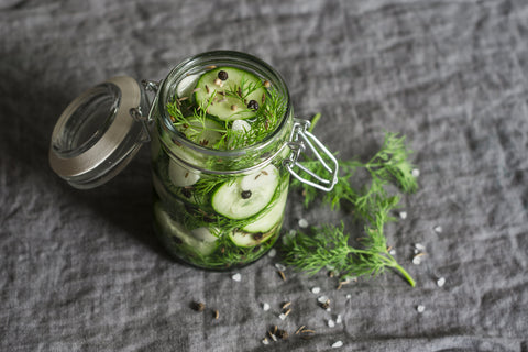 quick pickles veggie burger topping