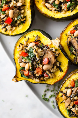 stuffed acorn squash