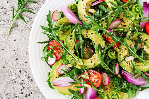 hearty vegan salad toppings
