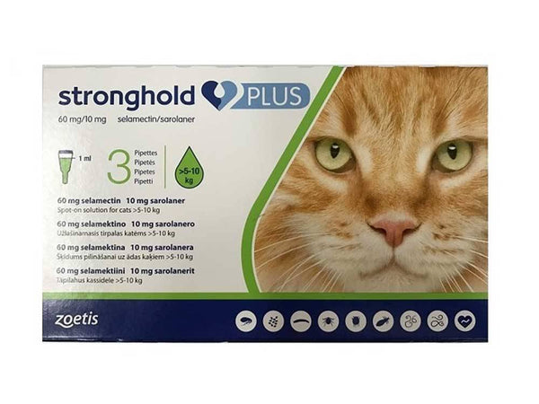 Stronghold Plus Spot On Solution For Large Cats 5 10 Kg 11 22 Lbs Unitedpetworld